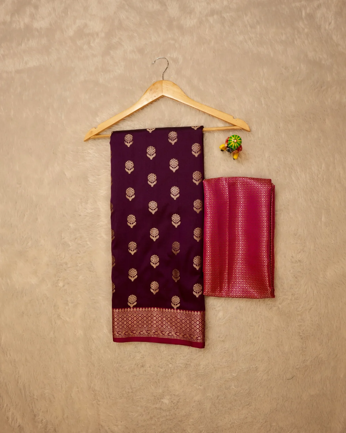Mulberry Viscose Banarasi Saree – Traditional - Image 4